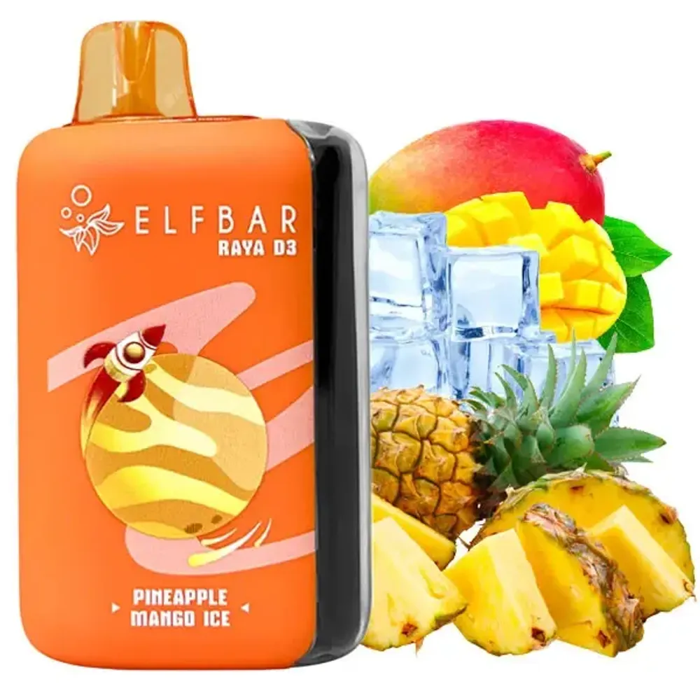 ELF BAR RAYA D3 - Pineapple Mango Ice (5% nic)