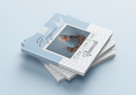 PSD-Шаблон фотокниги "Пёрышко"