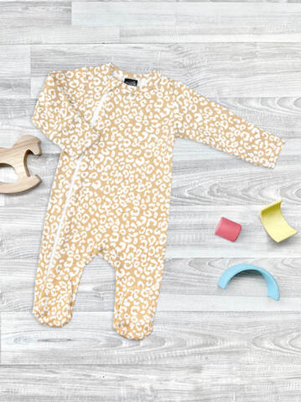 Комбинезон Mjölk Sleep and Play Sand Leopard