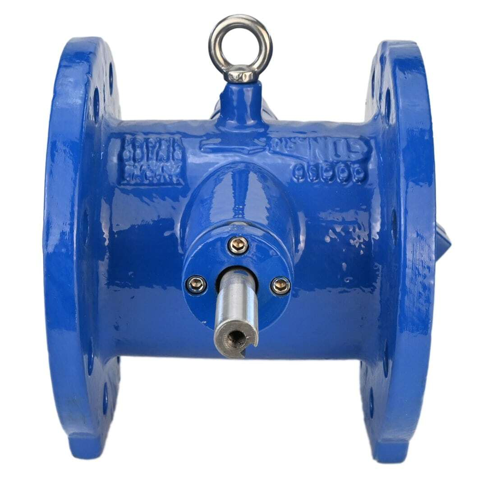 Swing check valve Elephant VCD1313E-F body material - cast iron GGG50, seal - EPDM, disc - cast iron GGG50, flanged, with swashplate and counterweight