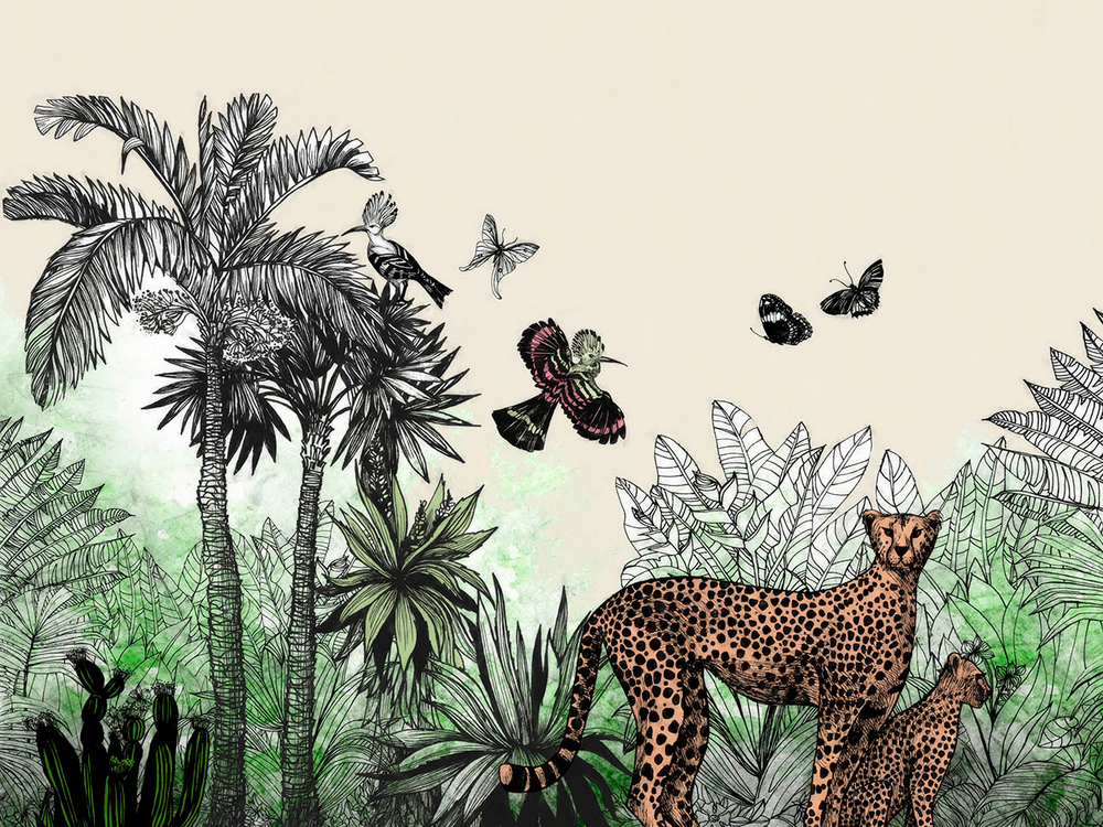 Дизайнерские обои Wall Street Zoo