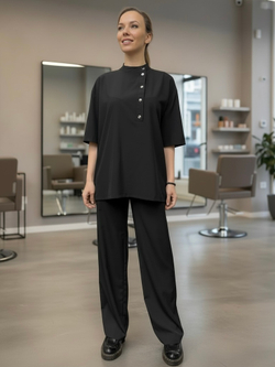 Рубашка-косоворотка женская для парикмахера