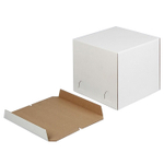 Картонная коробка для упаковки высоких тортов