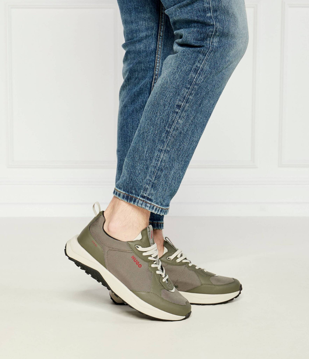 Кроссовки Kane_Runn_cvpu HUGO - оливковый(50523874)