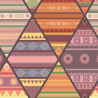 Лоскутный этнический паттерн