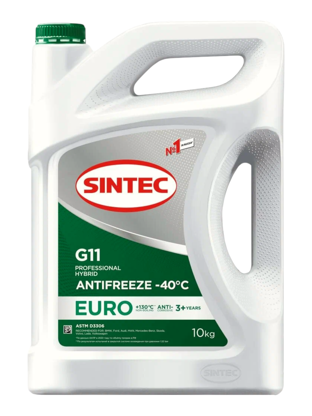 Антифриз SINTEC G11 green -40 10кг