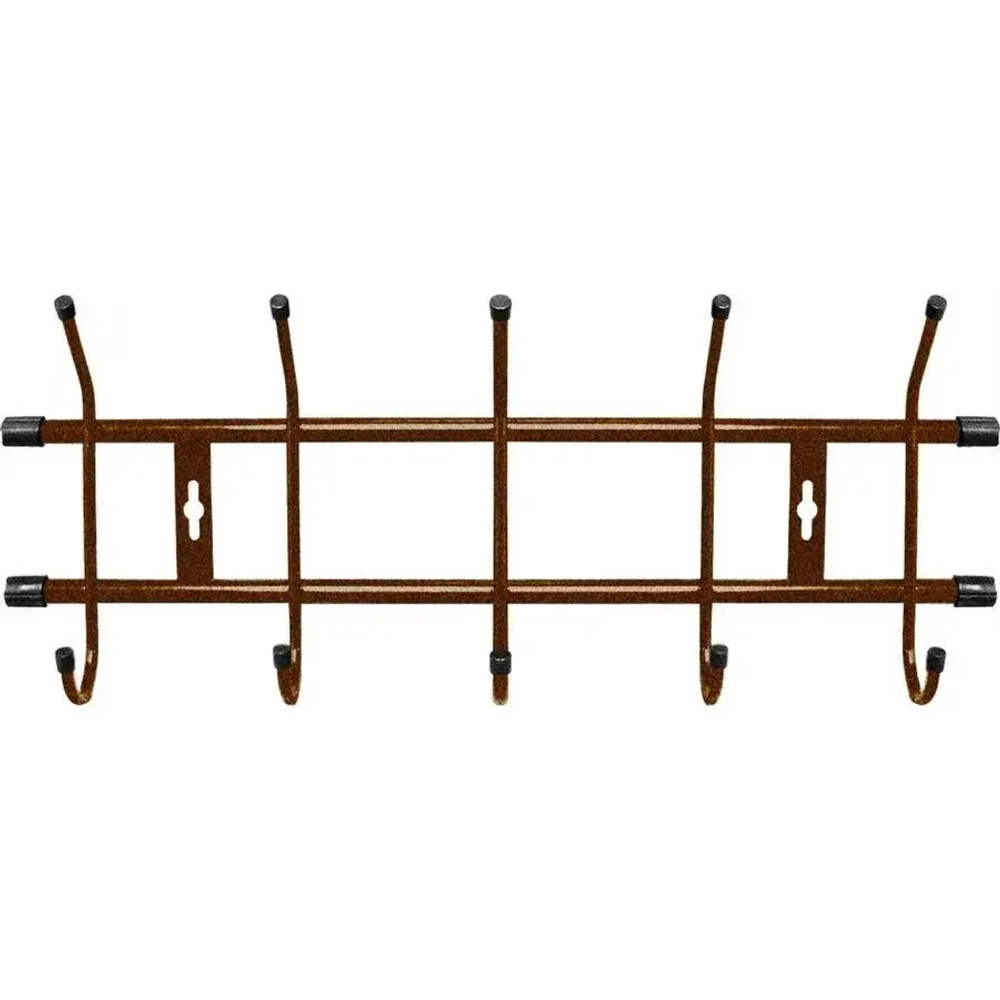 Вешалка настенная 5 крючков, 484, Медный Антик, ВН5