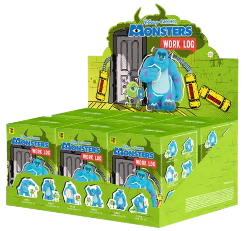 Рандомная фигурка Blind Box Disney Pixar Monsters Work Log Series