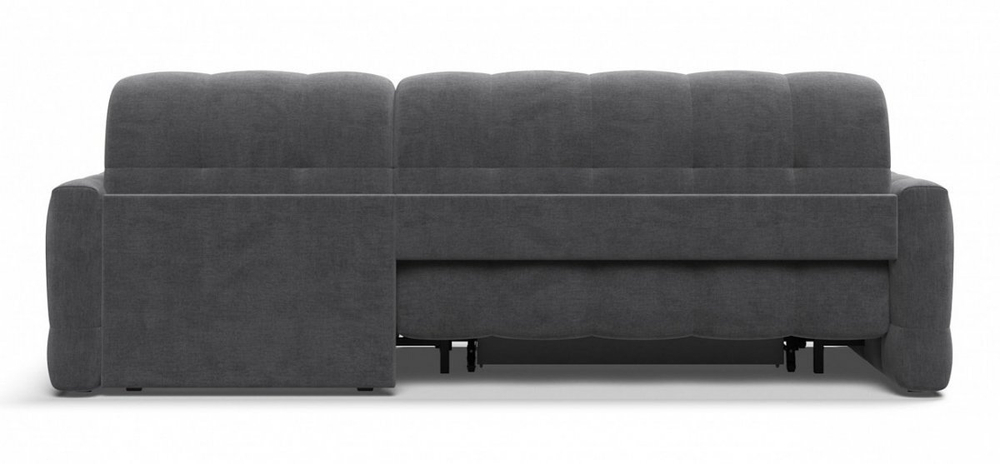 Угловой диван Босс Слип 160 Велюр Монолит серый