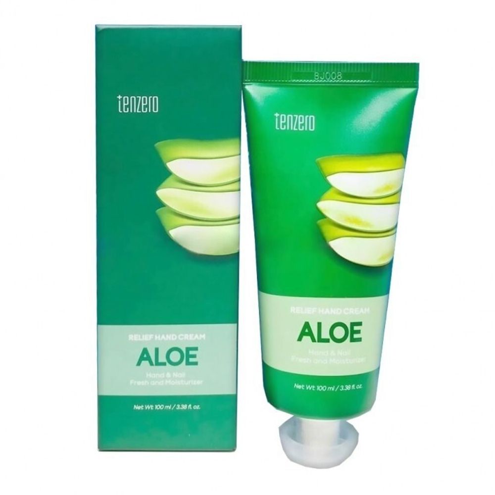 Крем для рук и ногтей с алое Tenzero Relief Hand Cream Aloe 100 мл.