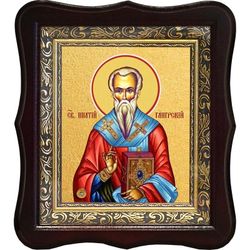 Ипатий епископ Гангрский чудотворец. Икона на холсте.