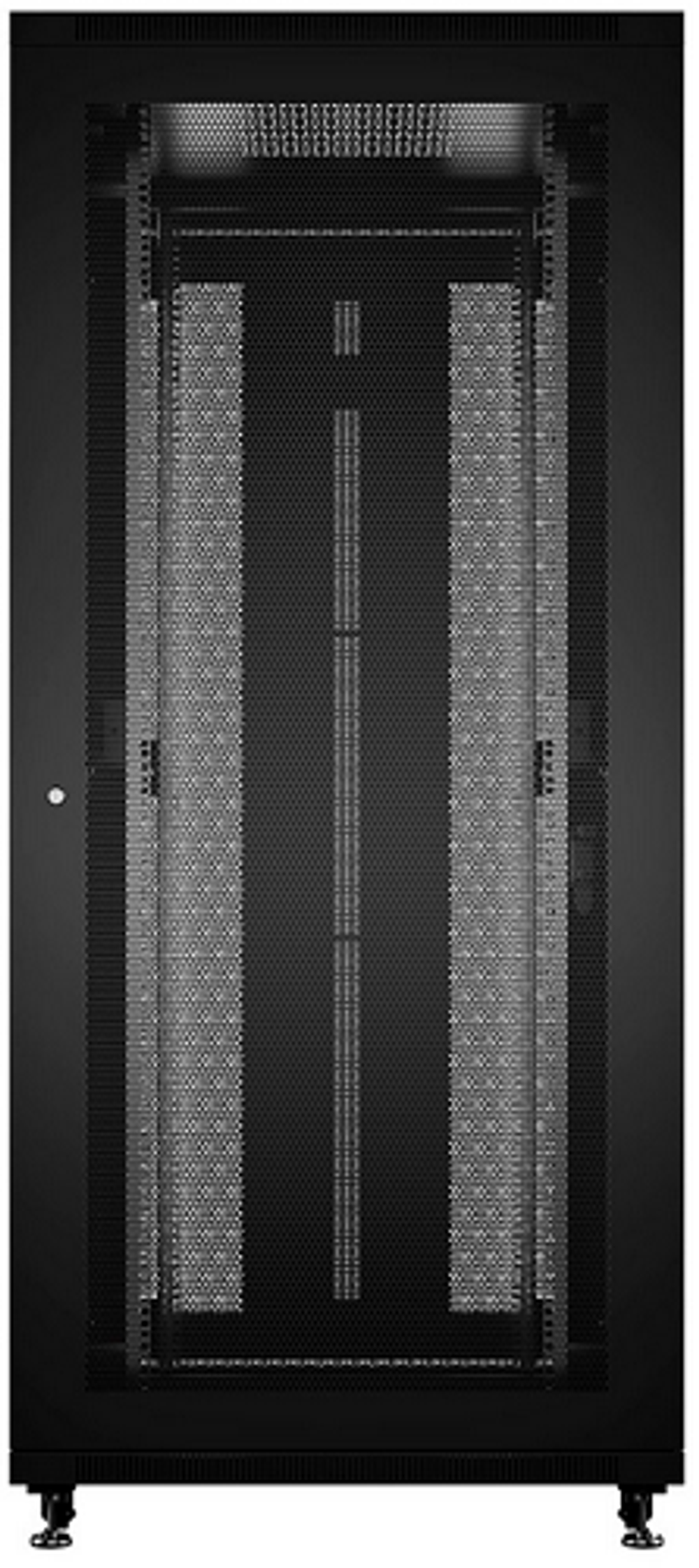 Шкаф напольный 19", 42U Cabeus ND-05C-42U80/100-BK