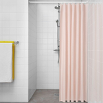 Штора для ванной IKEA LUDDHAGTORN ( ЛУДДХАГТОРН), Розовый, 180х200 см