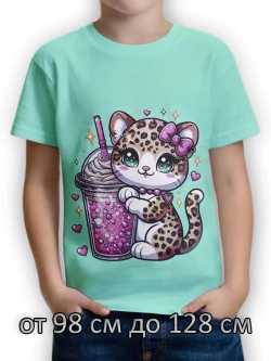 Футболка для садика и школы.девочка.1шт.