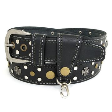 Ремень Gray черный 4 см (316)