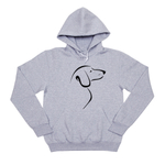 Толстовка "Такса -  силуэт"