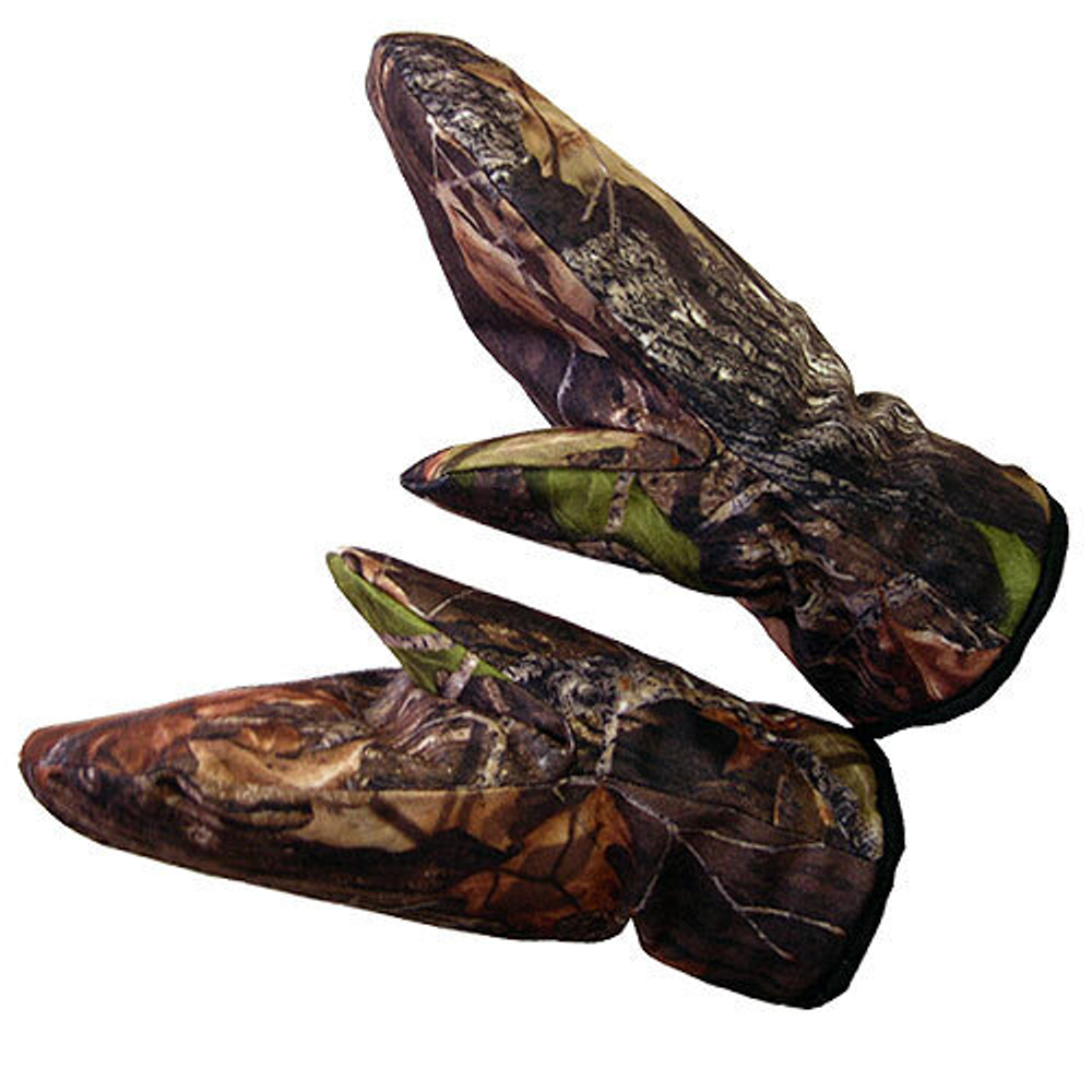 Варежки Россия камуфляжные меховые, алова лес