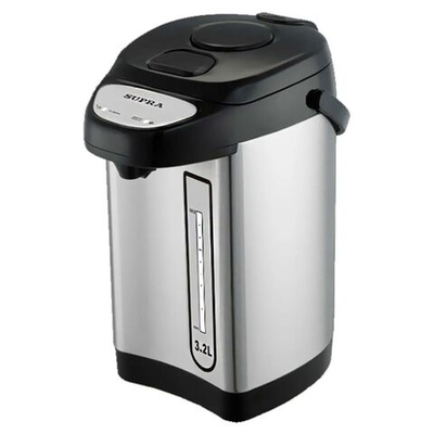 Термопот Supra, TPS-3010, чер, 3.2 л, 700 Вт, ск нагр элем, металл