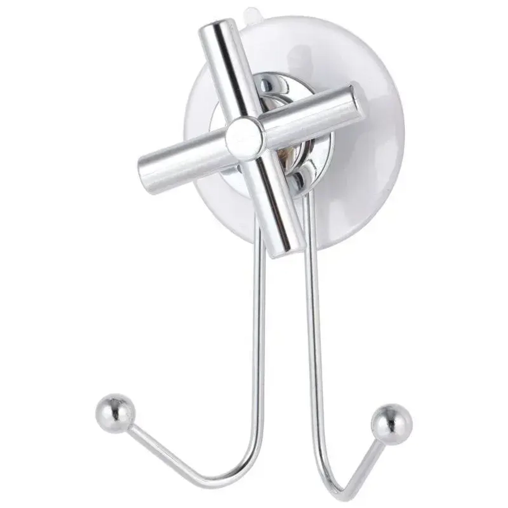 Крючок двойной, на присоске, CROSS-CH-01