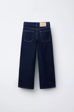 ZARA ДЖИНСЫ WIDE LEG, СИНИЙ