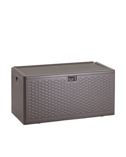 Стол-сундук Кейт пластик 110*55 см 276 л коричневый