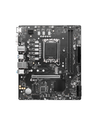 MSI PRO H610M-E DDR4 LGA1700,2DDR4,1PCI-Ex16,1PCI-Ex1,1M.2,4SATA3.0,4USB3.2Gen1