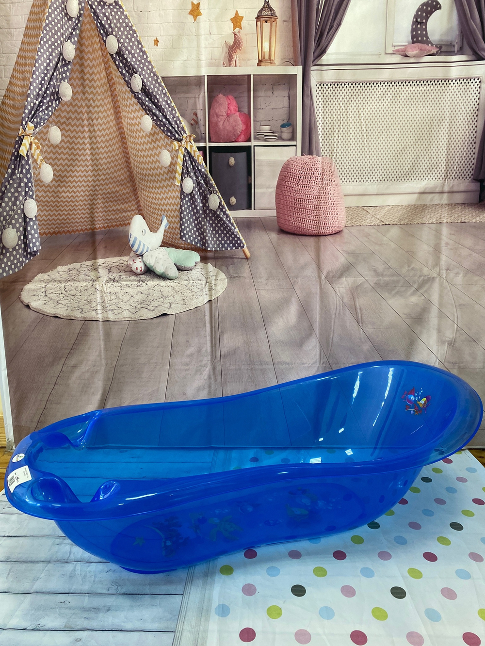 Ванна детская "AQUA" 102см (blue-голубой)