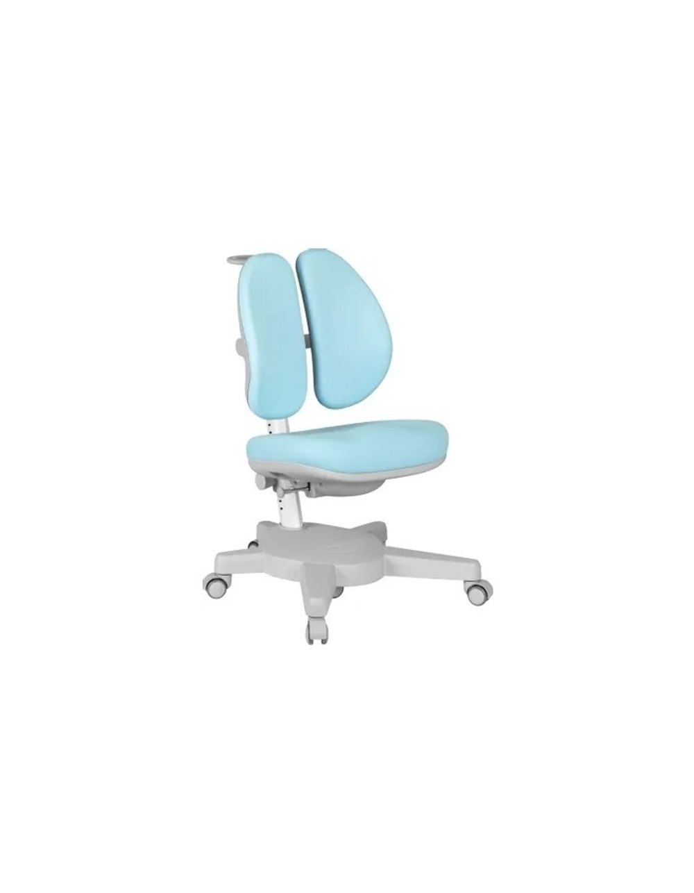 Кресло детское Cactus CS-CHR-3604BL голубой крестов. пластик серый