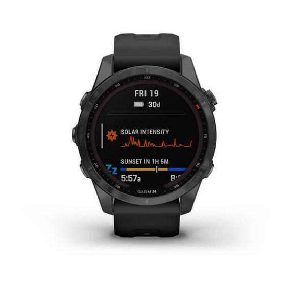 Garmin Fenix 7S Sapphire Solar — титановые смарт-часы с солнечной зарядкой