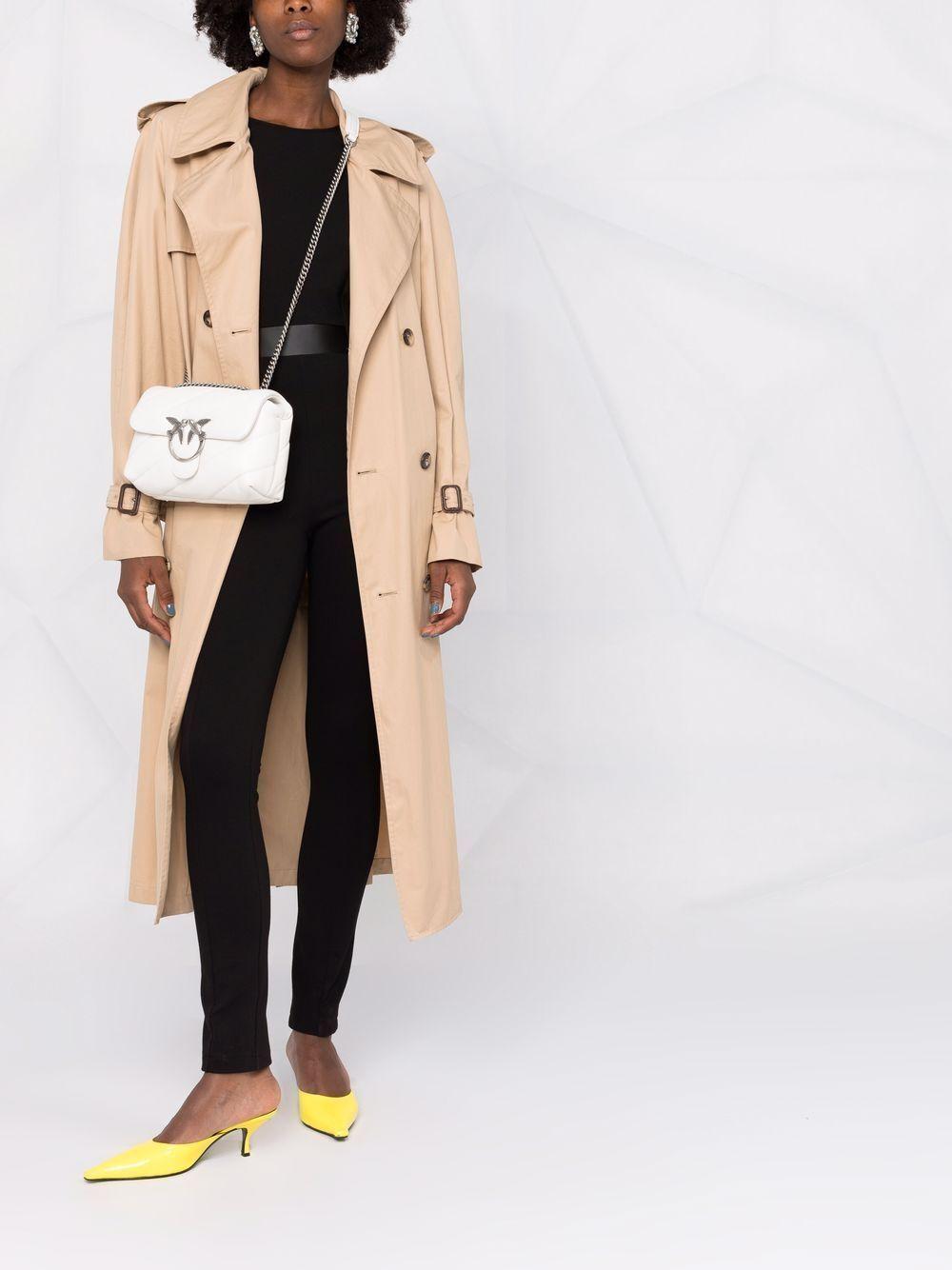 MINI LOVE BAG PUFF MAXI QUILT – white silver