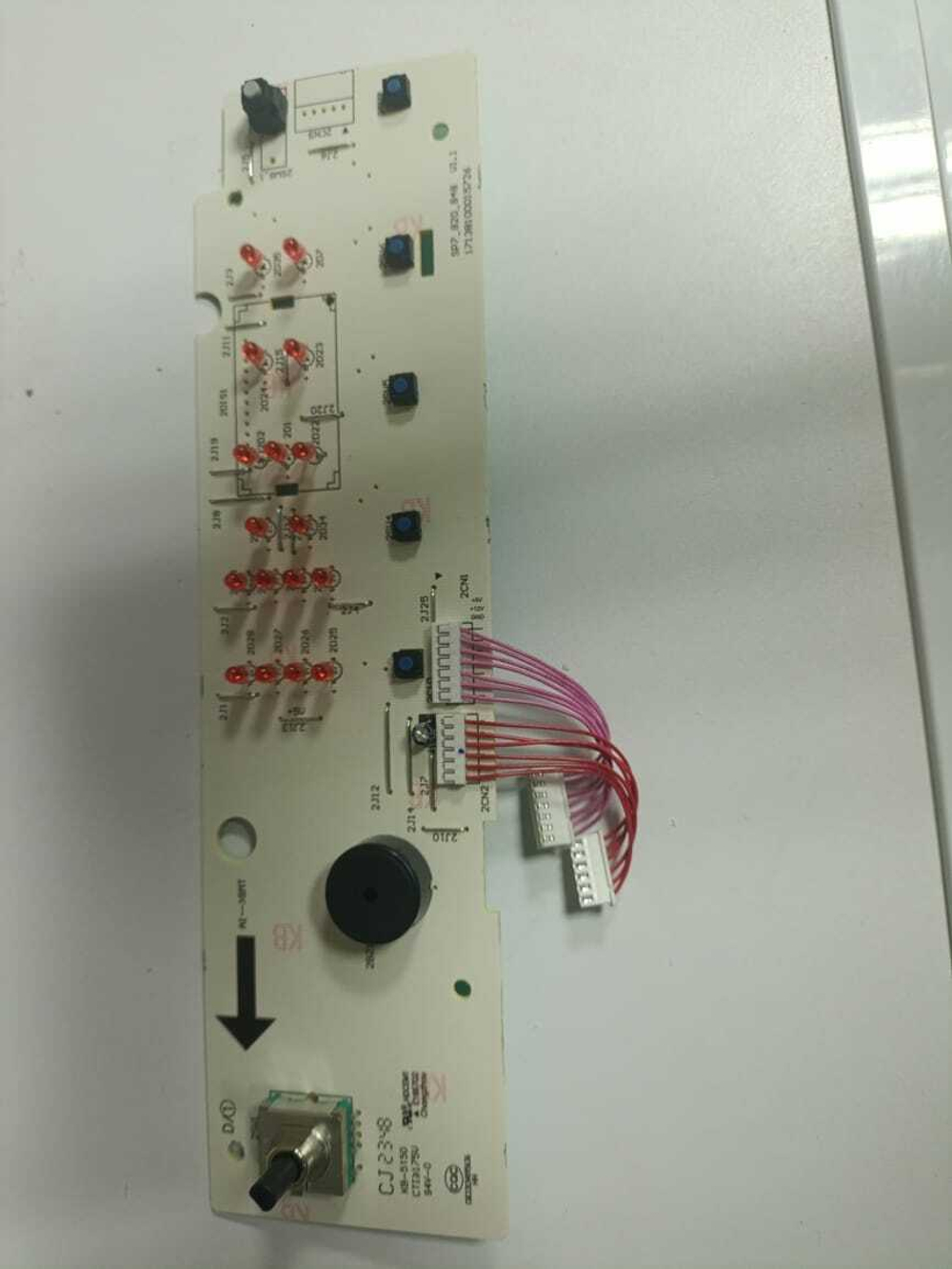 Модуль индикации стиральной машины (17138100015726)