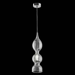 Светильник подвесной Crystal Lux IRIS SP1 B TRANSPARENT