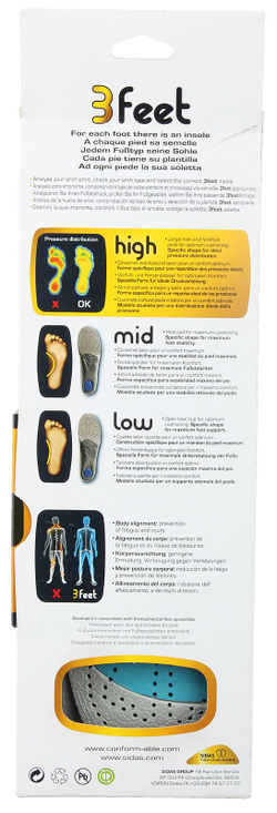 Стельки для кроссовок Sidas 3Feet Mid