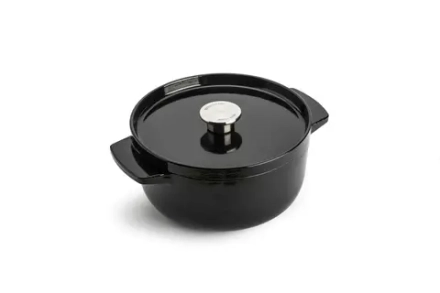 KitchenAid Чугунная кастрюля 22 см 3,3 л черная