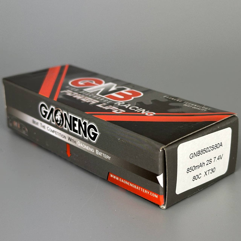 Аккумулятор Li-po GNB 850mah 2S 80C