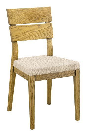 Стул Кёльн (дуб/тон Светлый дуб с черной патиной 004/ткань 2-075)