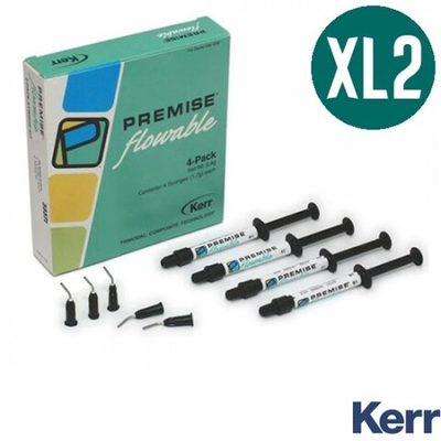 Premise Flowable- набор (XL2 4шт. х 1,7мл + 40 насадок) №33380 Kerr