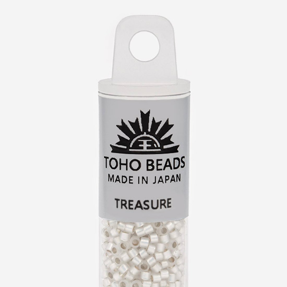 Японский бисер TOHO Treasure (№PF2100), с внутренним серебрением, полупрозрачный глянцевый
