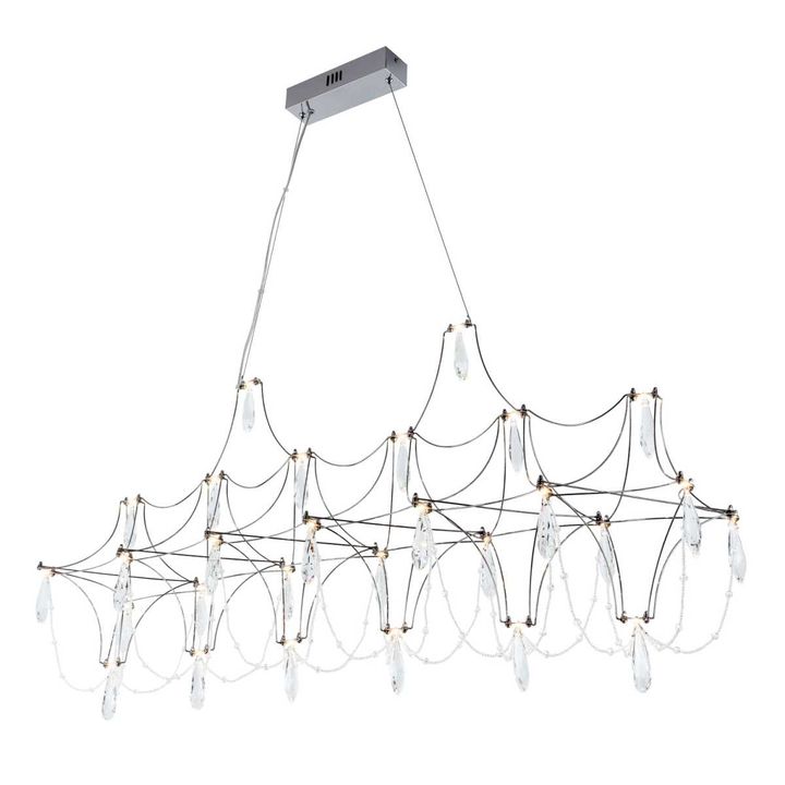 Подвесная светодиодная люстра Modelux Premium ML.5603.1200P СН