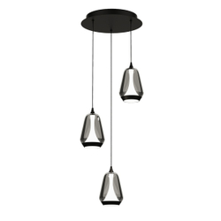 Подвесной светильник MD24001011-3A black/smoky