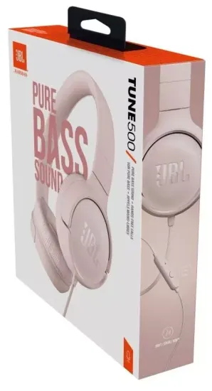 Наушники JBL Tune 500, розовый