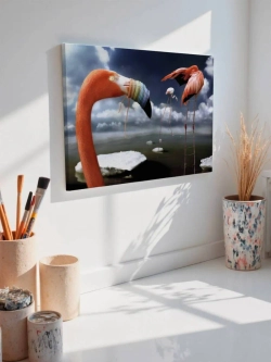 Картина на стену 40 X 50 Фламинго
