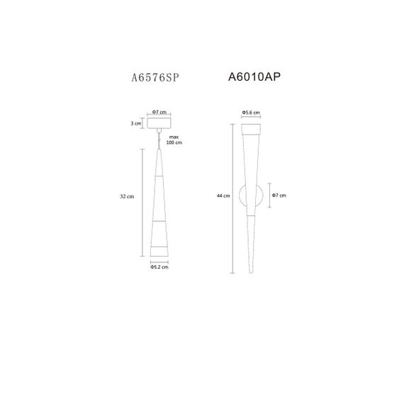 Подвесной светодиодный светильник Arte Lamp Sabik A6576SP-1PB