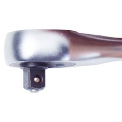 МАСТАК (010-31408H) Трещотка 3/8", 200 мм, 45 зубцов, флажковая с кнопкой