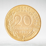 France, 20 Centimes 1993 - Marianne, VF