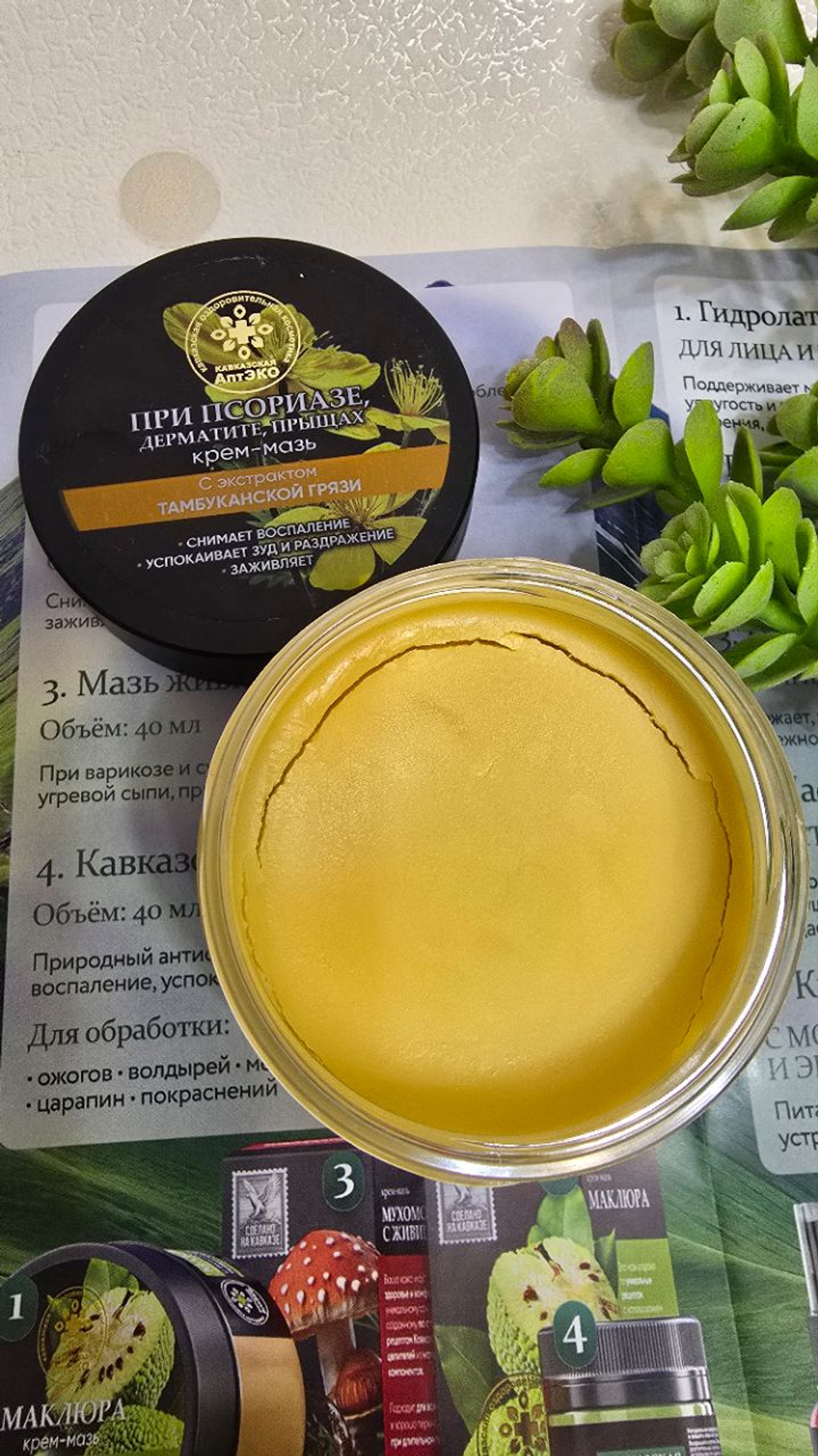 Крем-мазь «При псориазе», пластик, 100 мл, «Кавказская АптЭко»