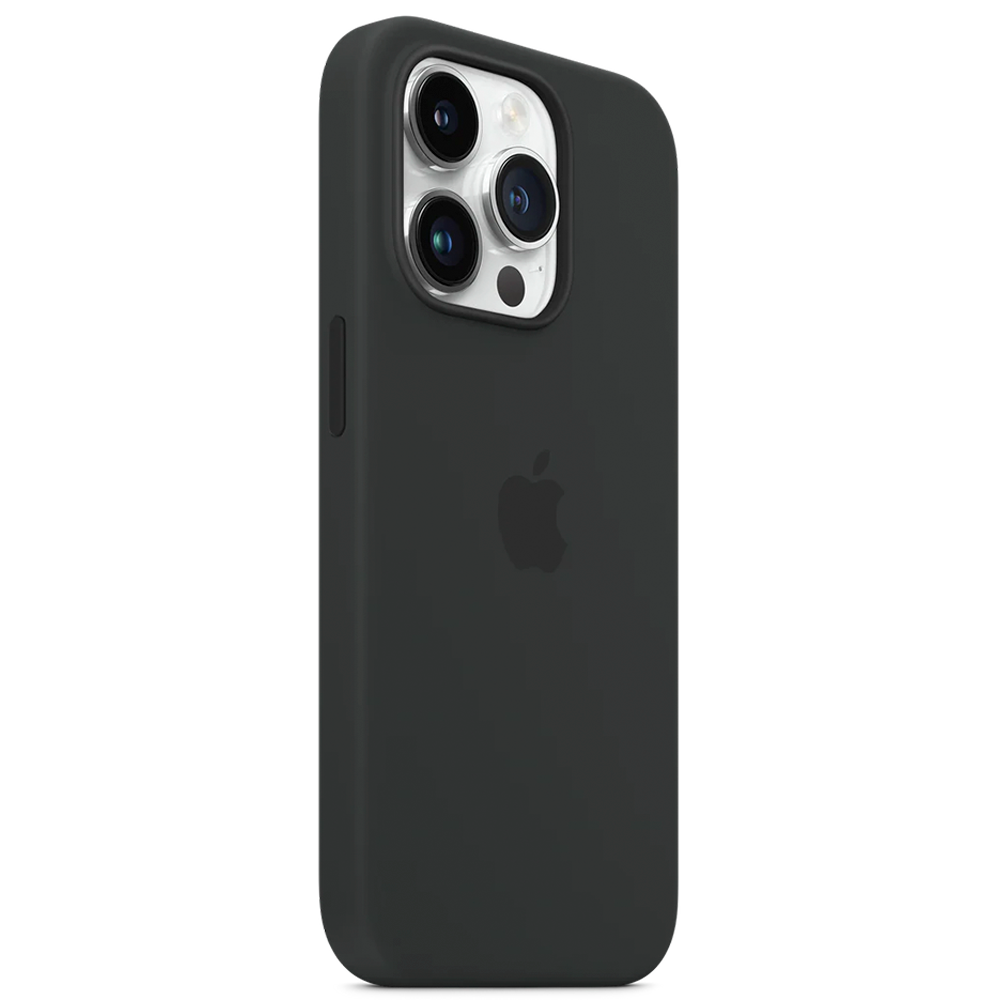 Силиконовый чехол с поддержкой MagSafe Apple Silicone Case для iPhone 14 Pro, Midnight (Темная ночь)