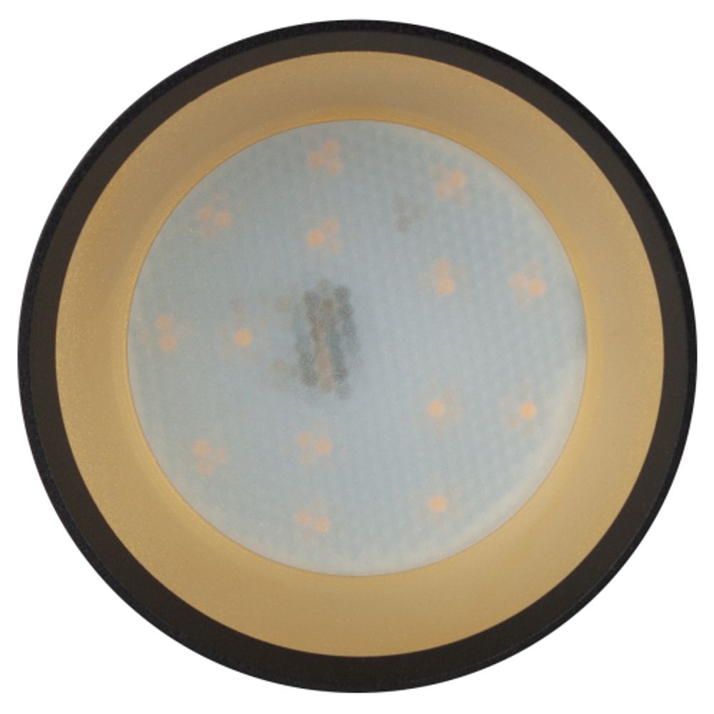 Светильник накладной ЭРА OL8 GX53 BK/GD под лампу GX53 черный/золото | Накладные светильники