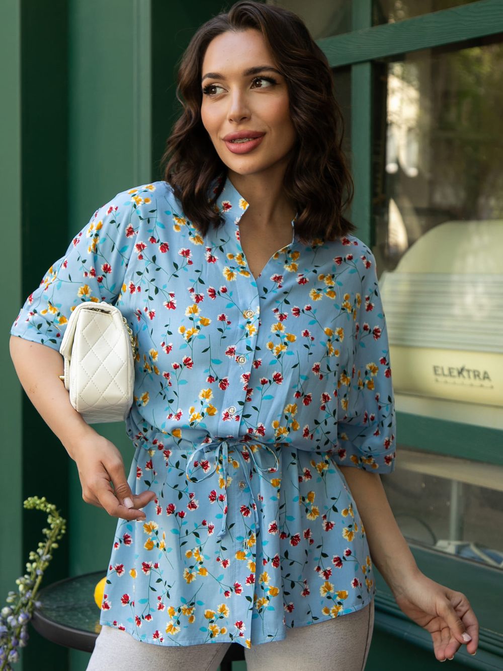 Блуза Мариша (голубая) Б15986-30М LT Collection