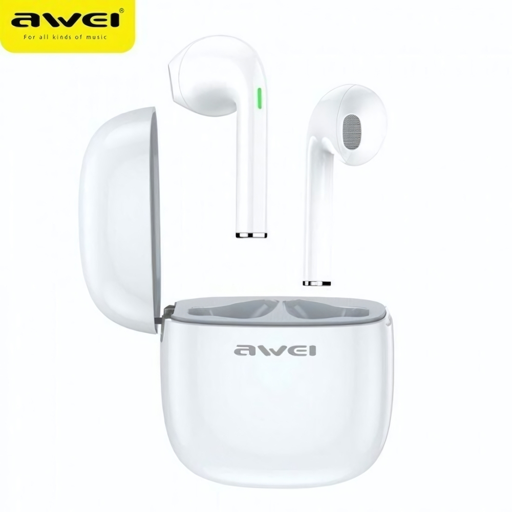 Беспроводные наушники AWEI T28, 012383 Белый
